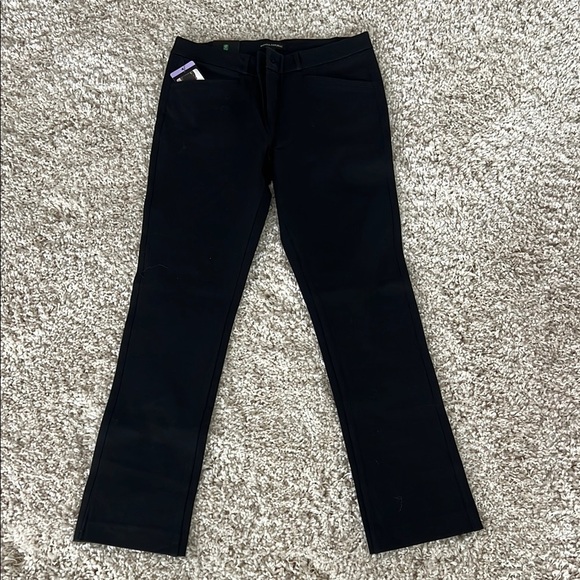 NWT Banana Republic Slim Straight Black Pants - Picture 2 of 4
